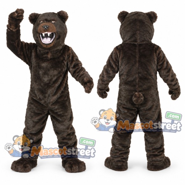 Brown Bear Mascot Costume