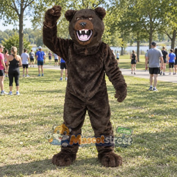 Brown Bear Mascot Costume