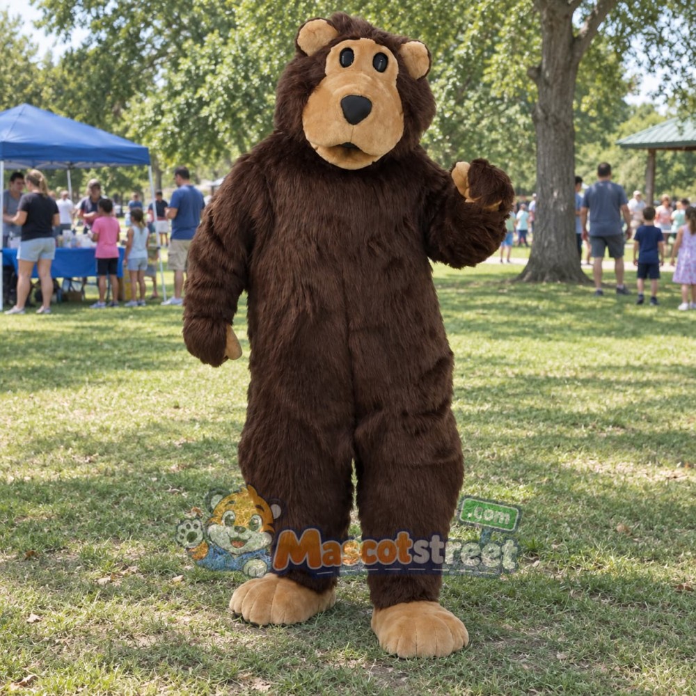 Brown Bear Mascot Costume Brown Bear Mascot Costume
