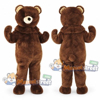 Brown Bear Mascot Costume