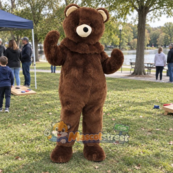 Brown Bear Mascot Costume