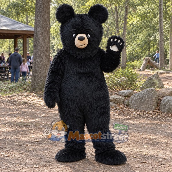 Black Bear Mascot Costume