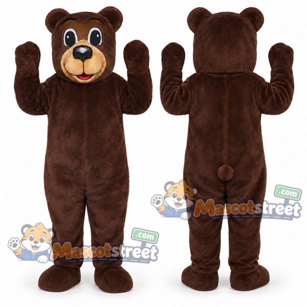 Brown Bear Mascot Costume