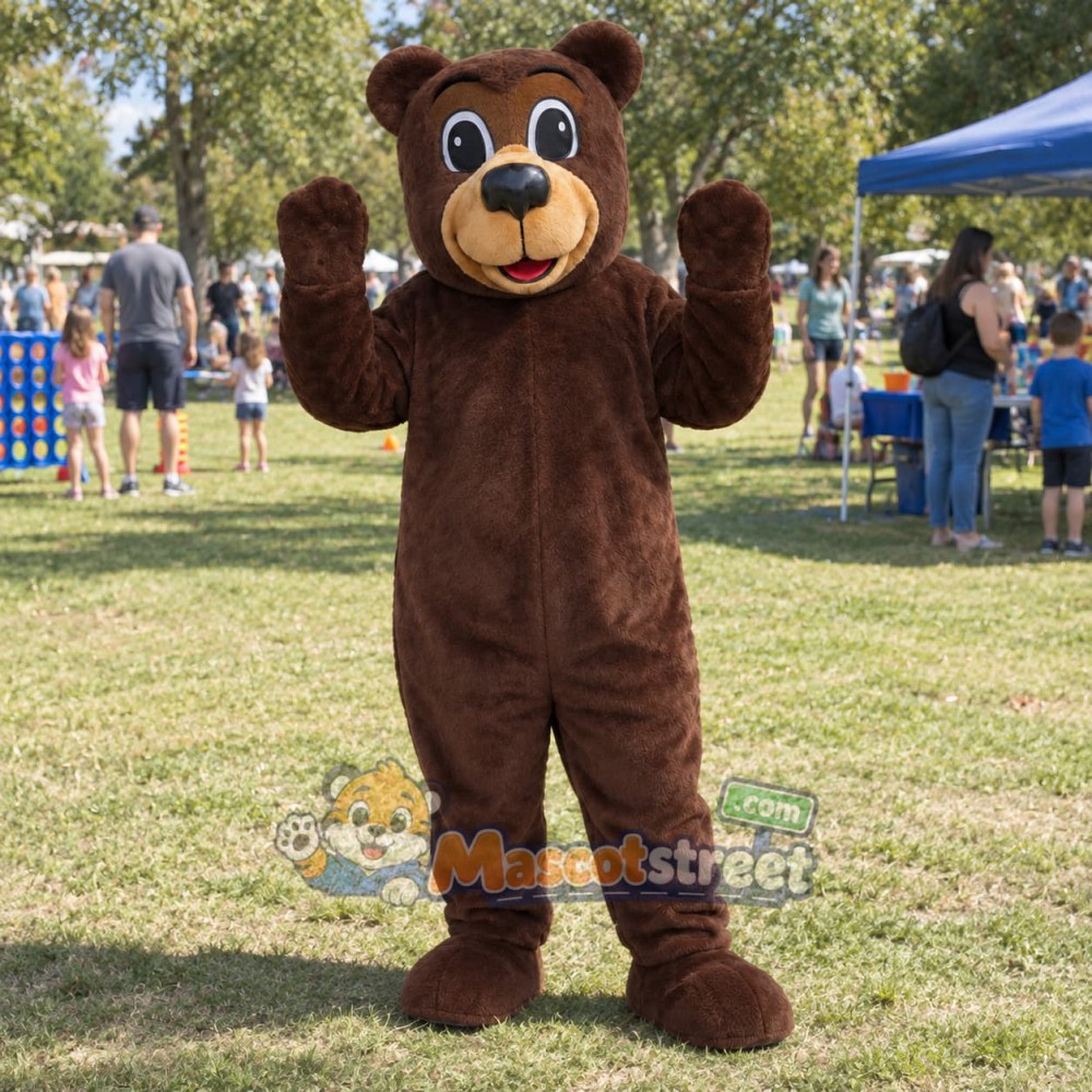 Brown Bear Mascot Costume