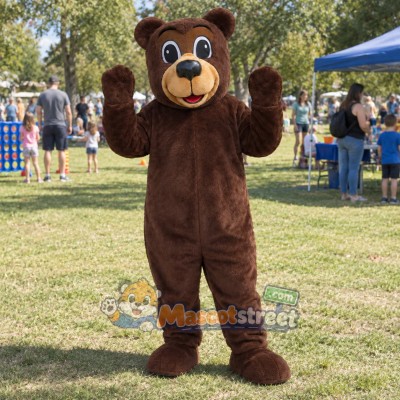 Brown Bear Mascot Costume