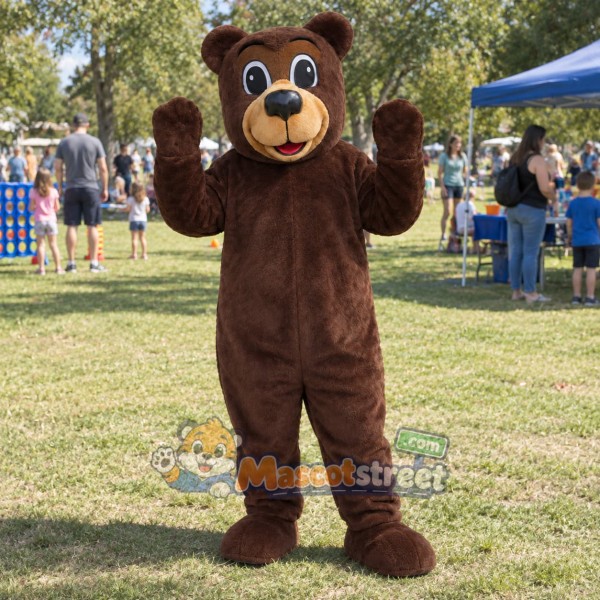 Brown Bear Mascot Costume