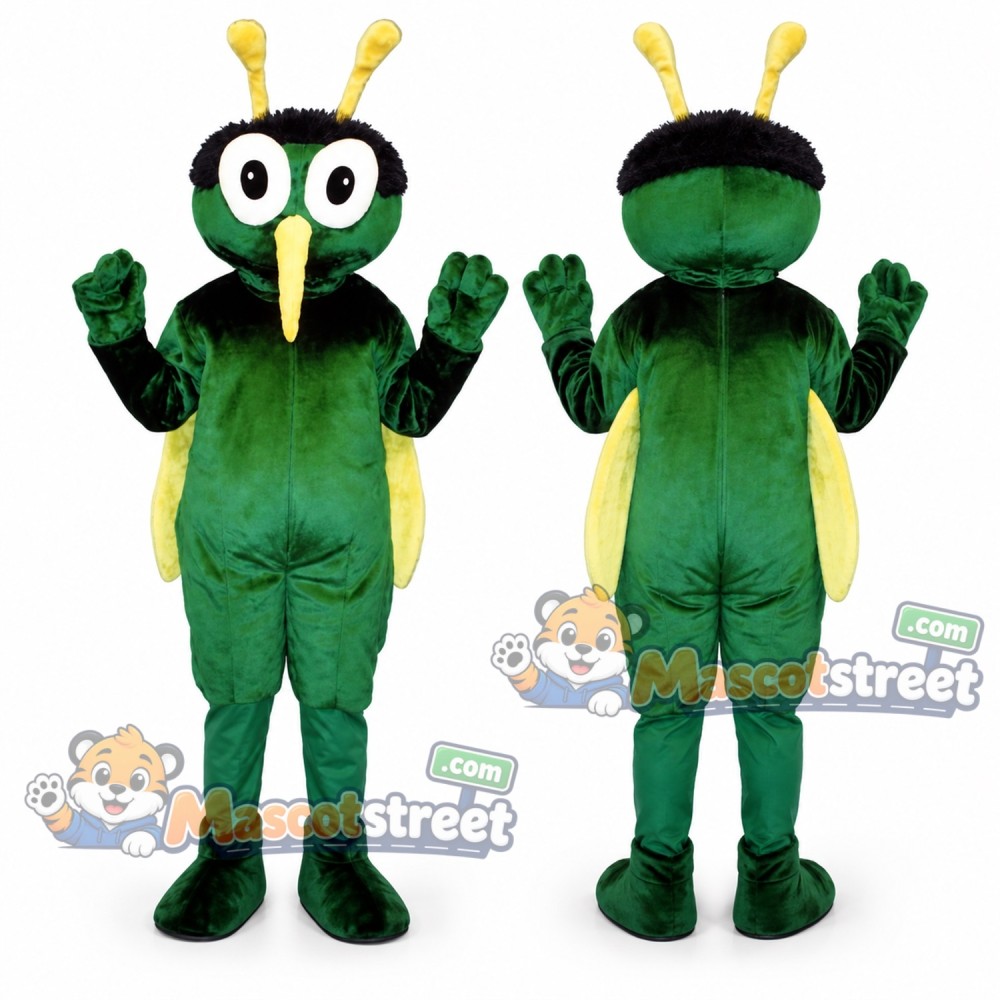Green Insect Mascot Costume Green Insect Mascot Costume