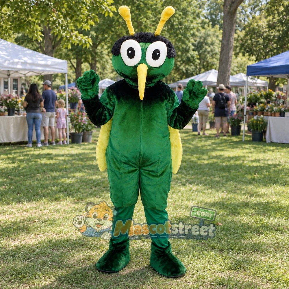Green Insect Mascot Costume Green Insect Mascot Costume