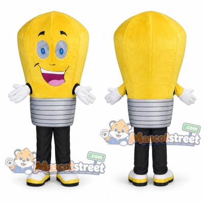 Light Bulb Mascot Costume Light Bulb Mascot Costume