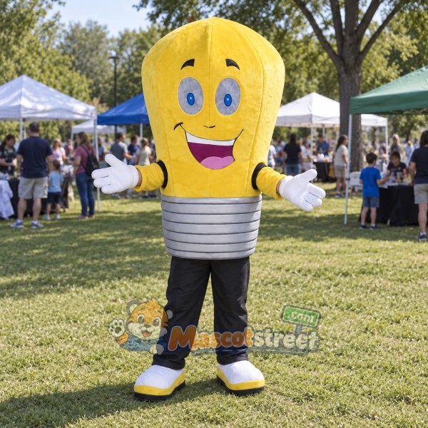 Light Bulb Mascot Costume