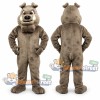 Gray Bulldog Mascot Costume