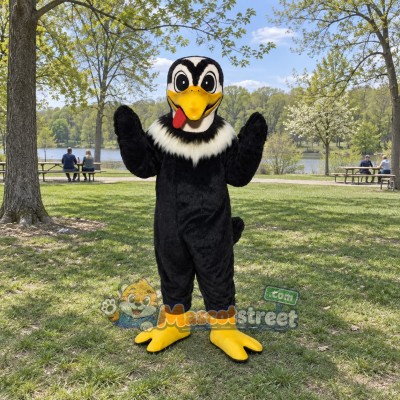 Black Vulture Mascot Costume