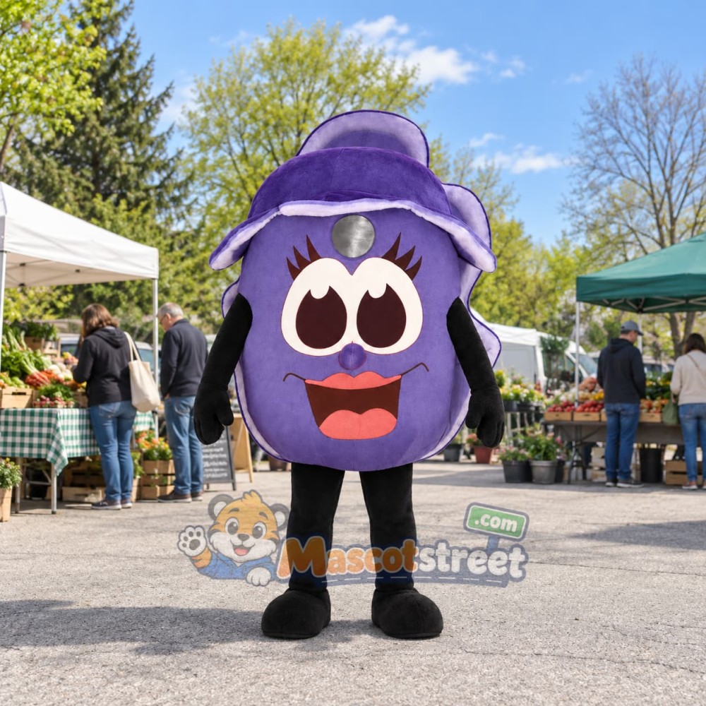 Purple Cabbage Mascot Costume