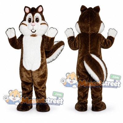 Brown Chipmunk Mascot Costume Brown Chipmunk Mascot Costume