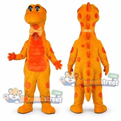Orange Dragon Mascot Costume Orange Dragon Mascot Costume