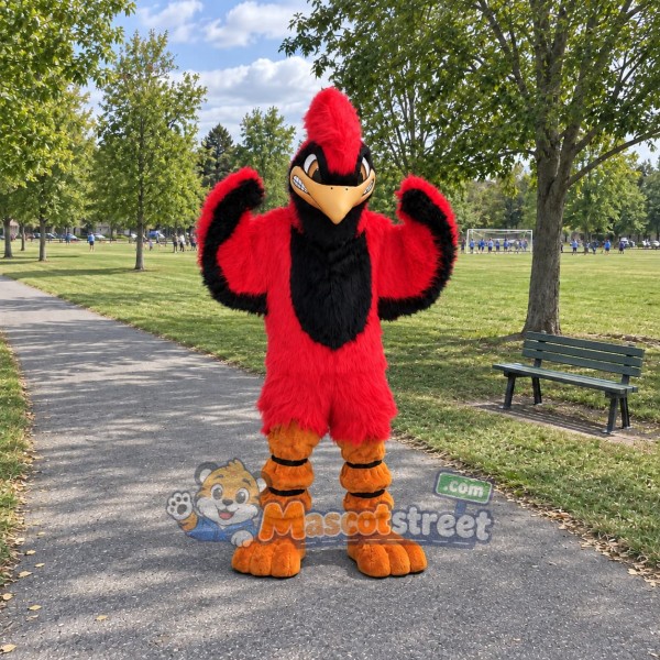 Red Cardinal Mascot Costume