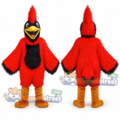 Red Cardinal Mascot Costume Red Cardinal Mascot Costume
