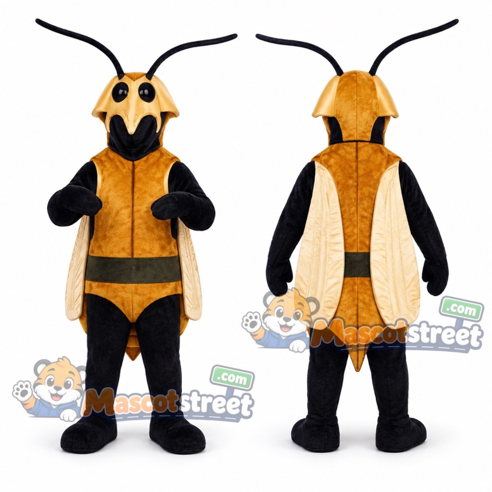 Brown Cockroach Mascot Costume Brown Cockroach Mascot Costume