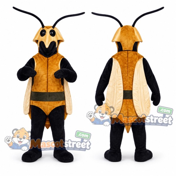 Brown Cockroach Mascot Costume