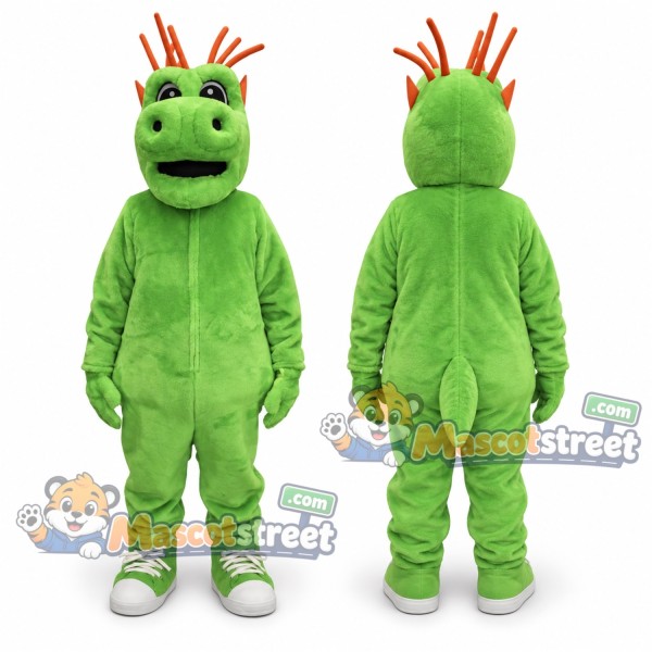 Green Dinosaur Mascot Costume