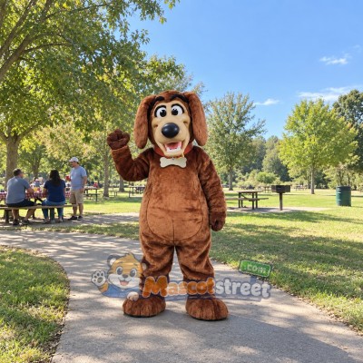 Brown Dog Mascot Costume Brown Dog Mascot Costume