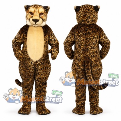 Cheetah Mascot Costume Cheetah Mascot Costume