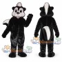 Black and White Skunk Mascot Costume