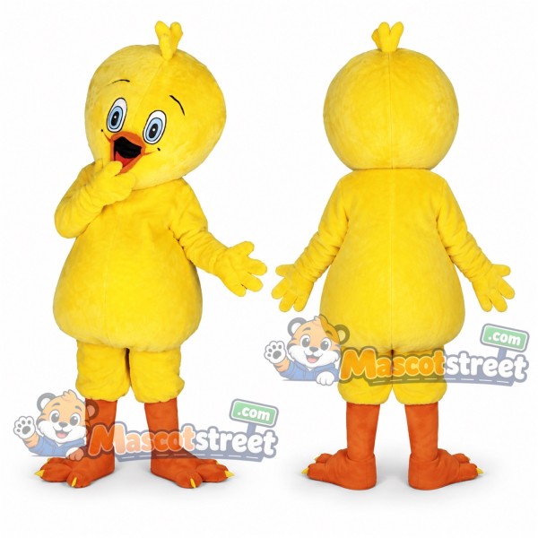 Yellow Chick Mascot Costume