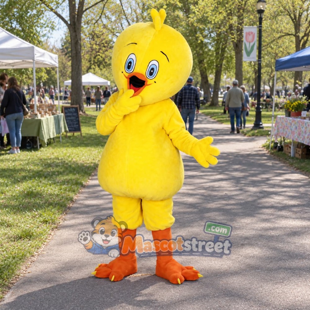 Yellow Chick Mascot Costume Yellow Chick Mascot Costume