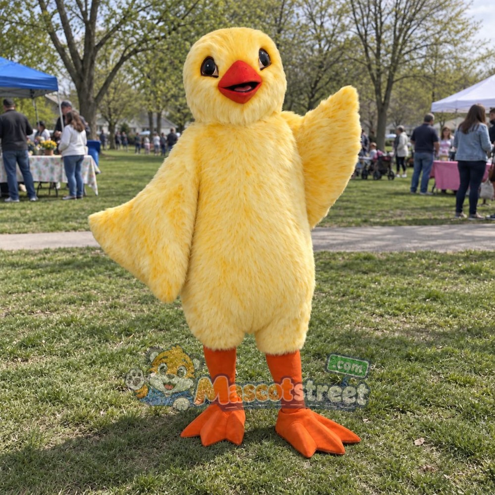 Yellow Chick Mascot Costume Yellow Chick Mascot Costume