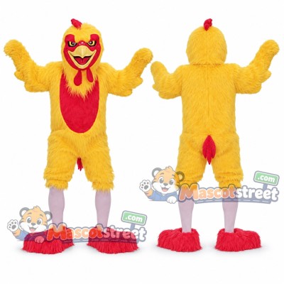 Yellow Chicken Mascot Costume Yellow Chicken Mascot Costume