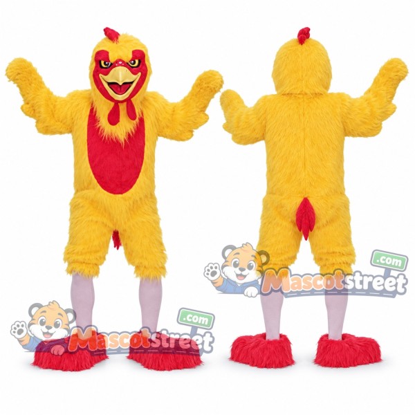Yellow Chicken Mascot Costume
