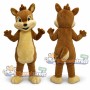 Brown Chipmunk Mascot Costume