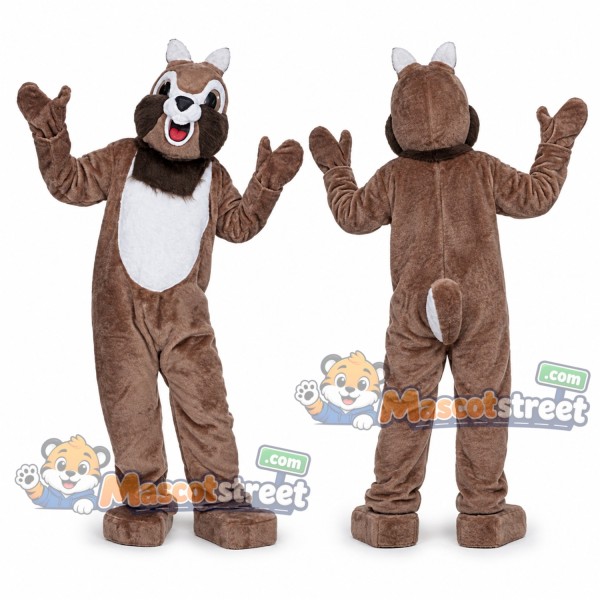 Brown Chipmunk Mascot Costume