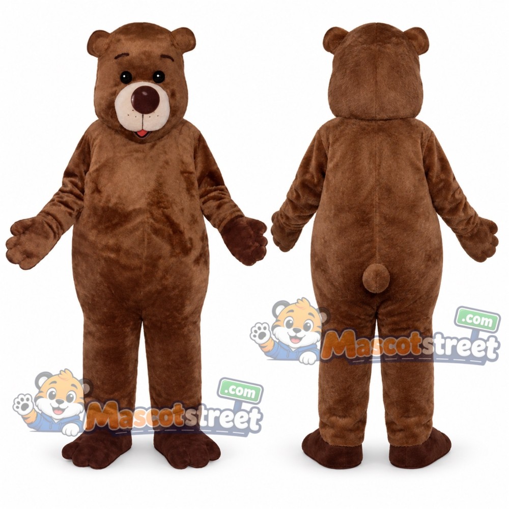 Brown Bear Mascot Costume Brown Bear Mascot Costume