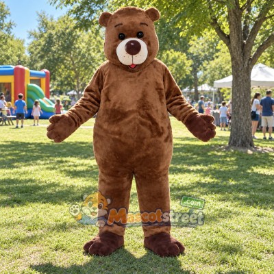 Brown Bear Mascot Costume Brown Bear Mascot Costume