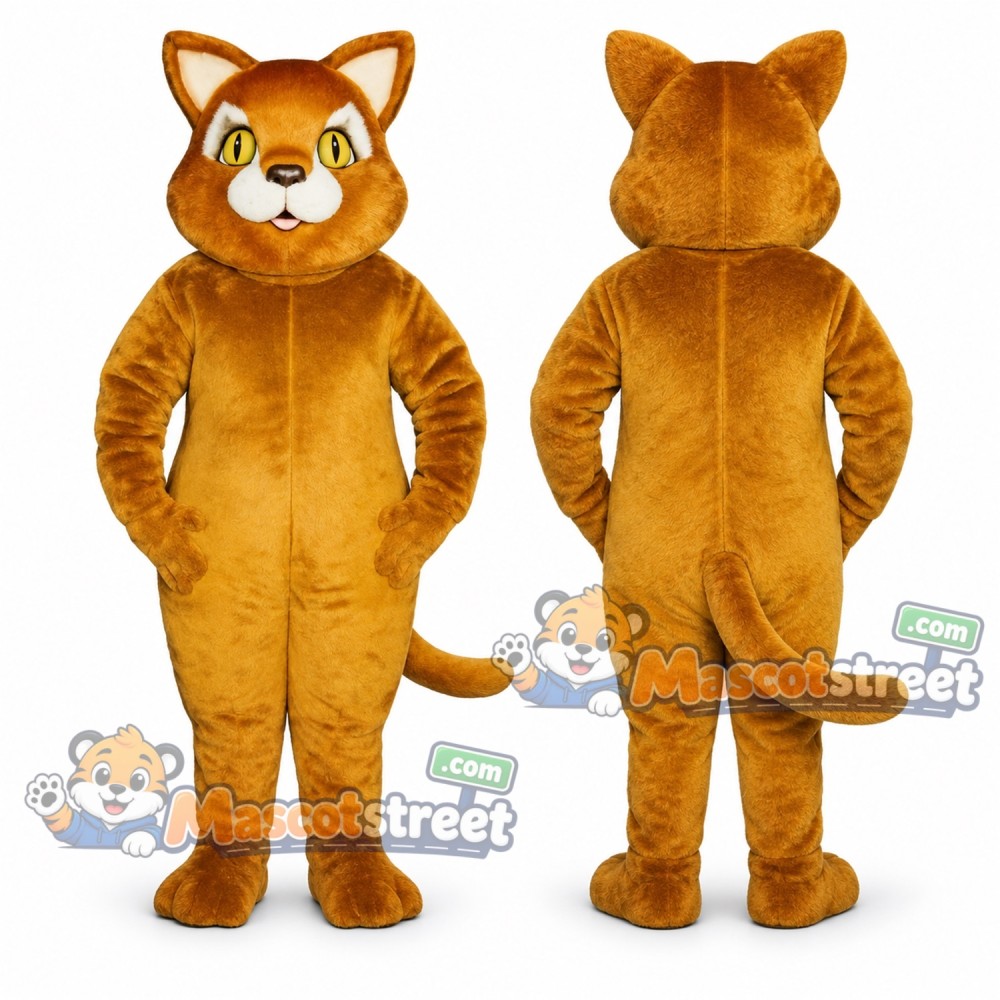 Orange Cat Mascot Costume Orange Cat Mascot Costume