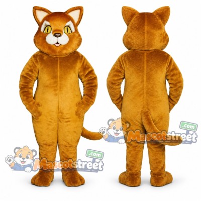 Orange Cat Mascot Costume Orange Cat Mascot Costume
