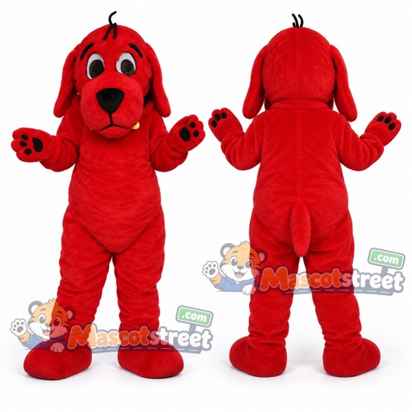Red Dog Mascot Costume