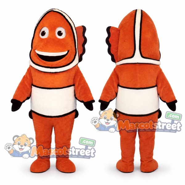 Orange Clownfish Mascot Costume