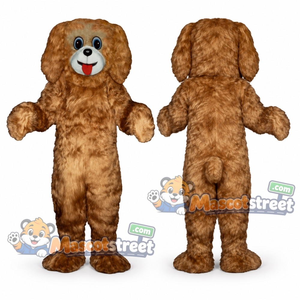 Brown Cocker Spaniel Mascot Costume Brown Cocker Spaniel Mascot Costume