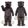 Gray Bear Mascot Costume