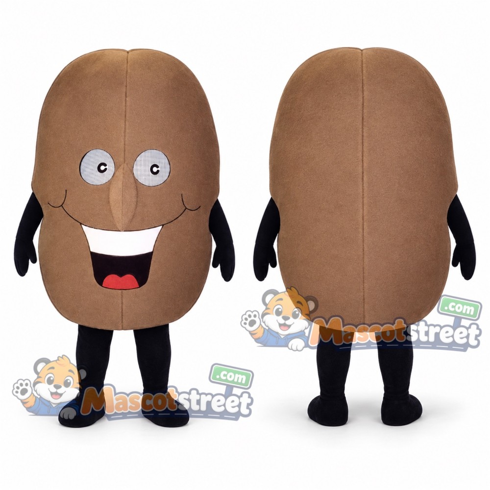 Coffee Bean Mascot Costume