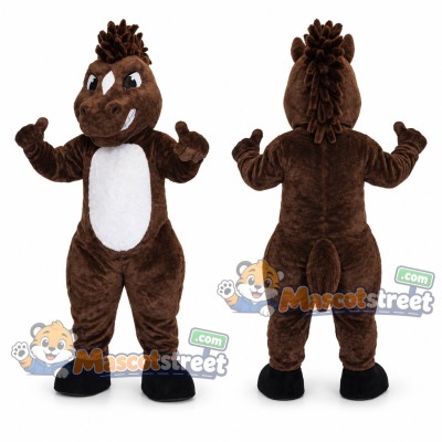 Brown Horse Mascot Costume