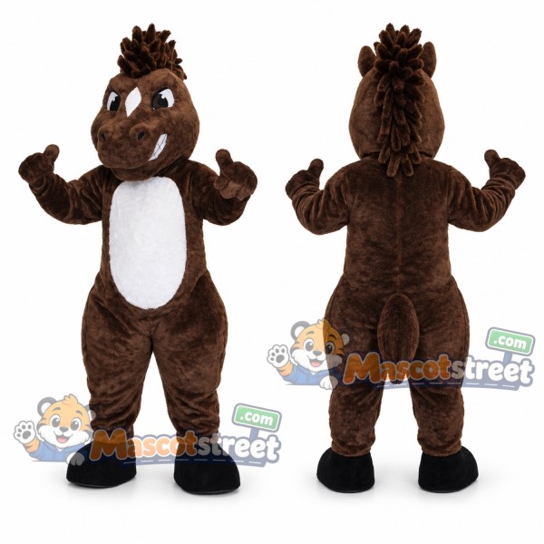 Brown Horse Mascot Costume