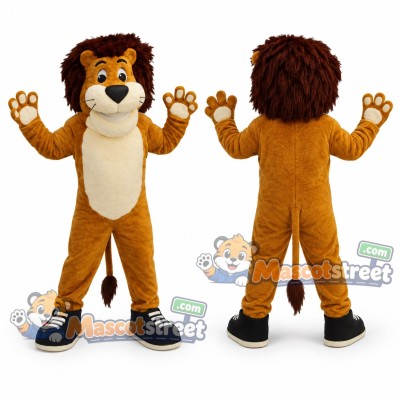Brown Lion Mascot Costume Brown Lion Mascot Costume