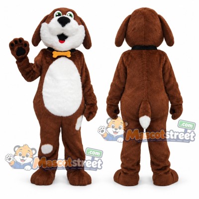 Brown Dog Mascot Costume Brown Dog Mascot Costume