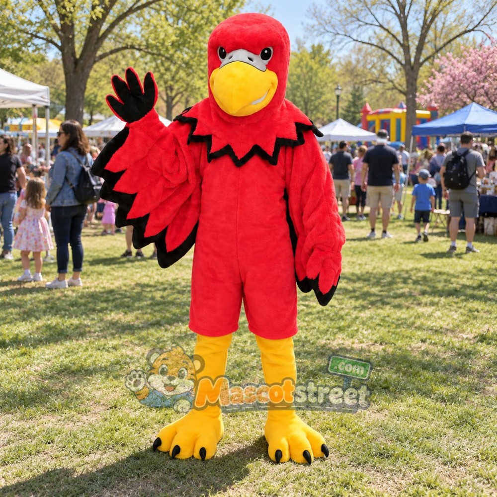 Red Bird Mascot Costume Red Bird Mascot Costume