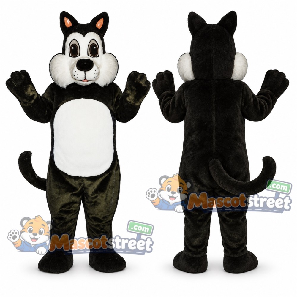 Black Cat Mascot Costume