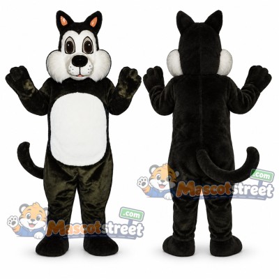 Black Cat Mascot Costume